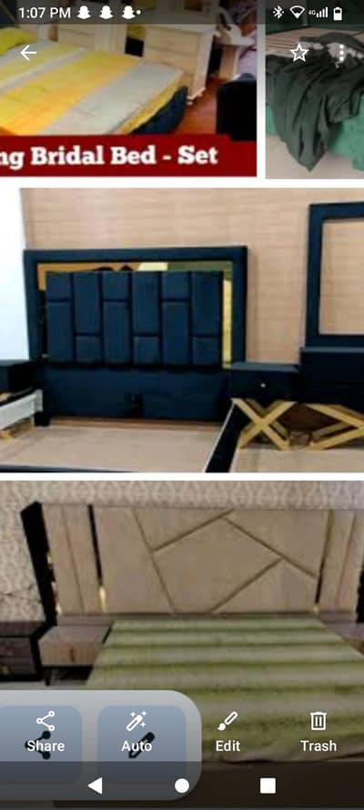 double bed 72 78 new style