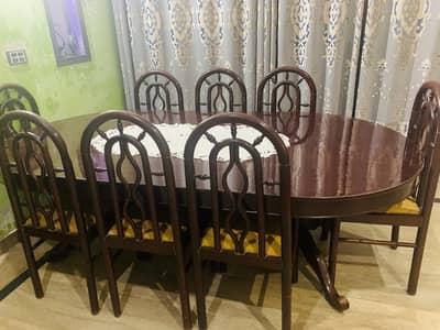 Shesham wood dining table
