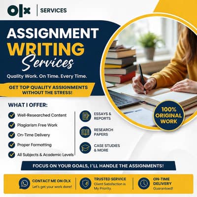 Assignment Writing | Essays | Reports | Research Work | All Subject