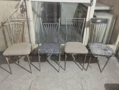 4 used dining chairs