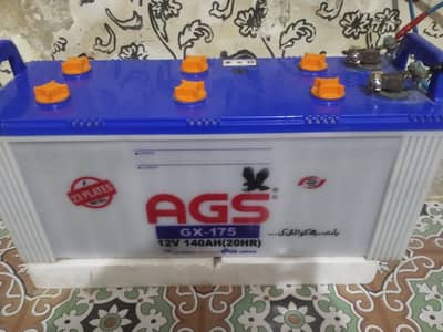 AGS Battery GX-175 140 AH 23 Plates like new