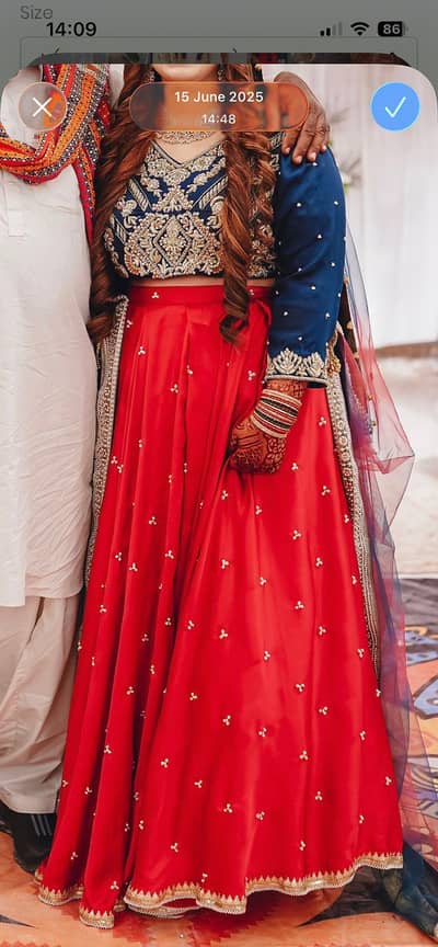 pitthi dress new one time wear only