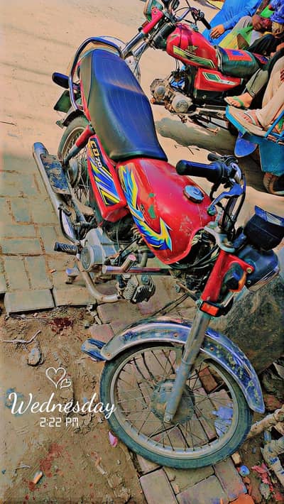 Honda CD70 Red Color