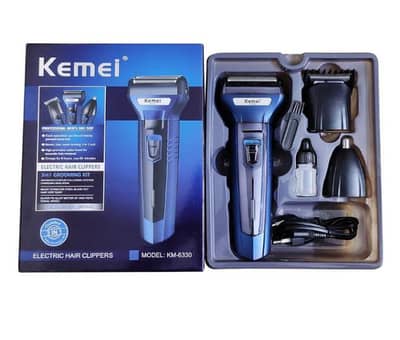 3- in- 1 Electric Shaver for men with 4 Attachment.