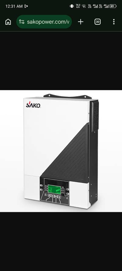 Sako 4.2kw Inverter 2 Battery Tx2500