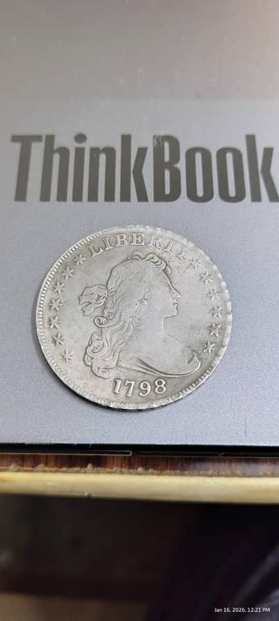 USA Antique 1798 Liberty Dollar Coin, USA Old Coin, USA Rare Coin