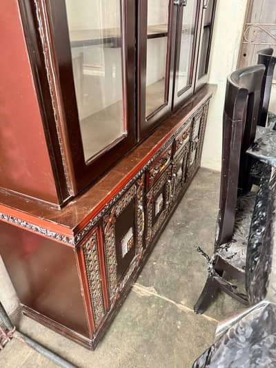 wooden showcase for sale