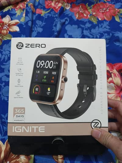 Zero Lifestyle Ignite Smart Watch (Like New) – 2 Days Used – Box Pack