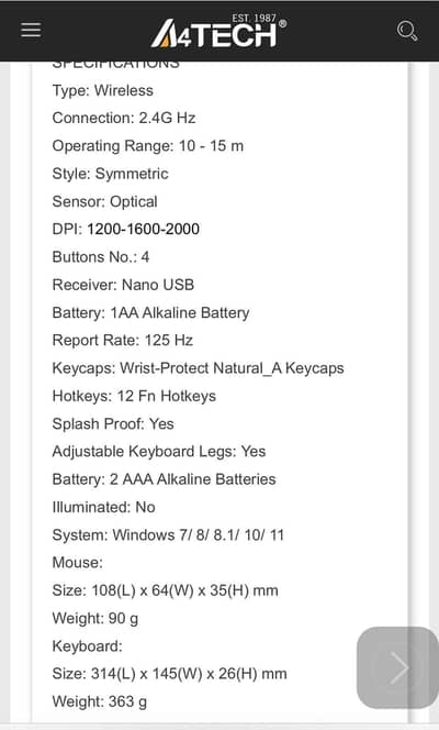 Wireless Keyboard and Mouse