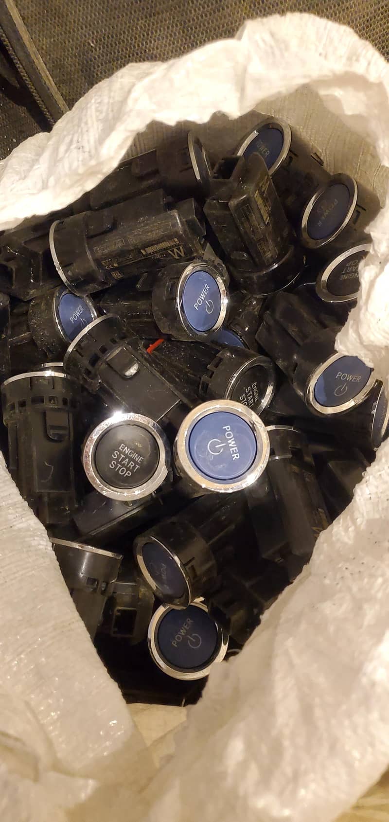 Push start button &  AC  knobs 0