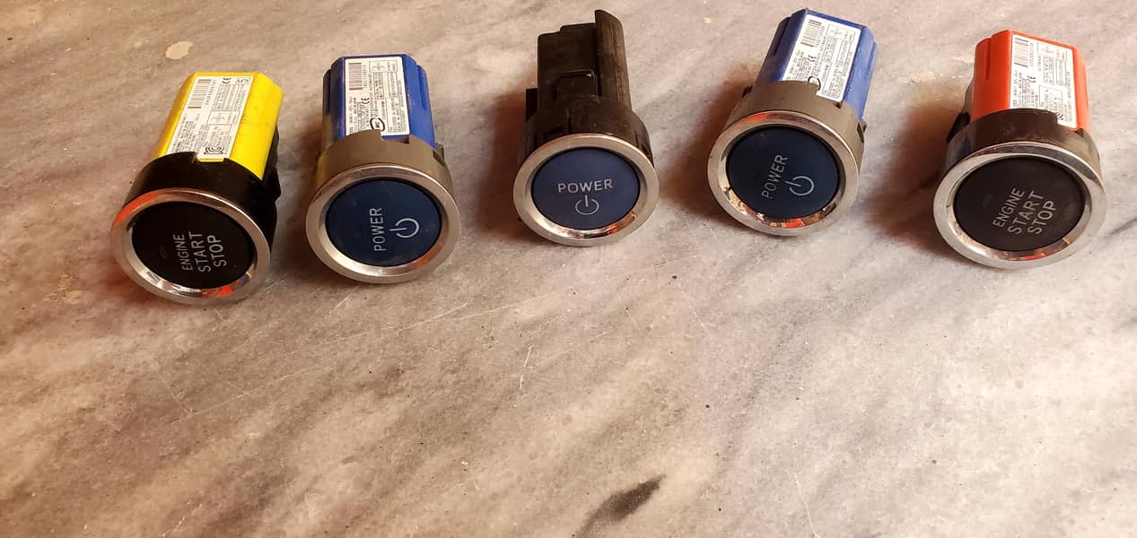 Push start button &  AC  knobs 1