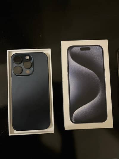 iPhone 15 pro factory unlocked 128gb blue