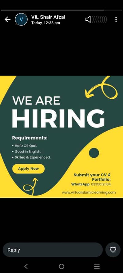 Male Teachers Required For Online Quran Teaching