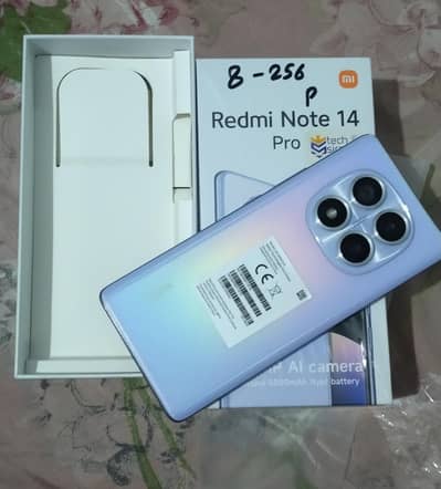 Red note 14 pro (8/256) complete box