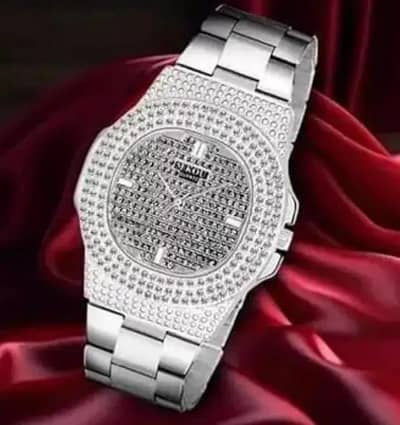 new branded stainless steel watch