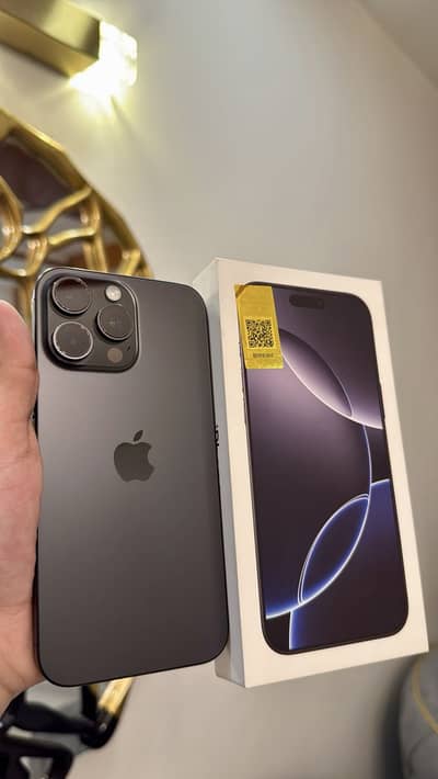 iPhone 16 Pro max (99% battery health) Pta Approved Phy+Esim