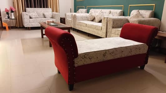 7 Seater Sofa Set + (2 Seater Dewan)