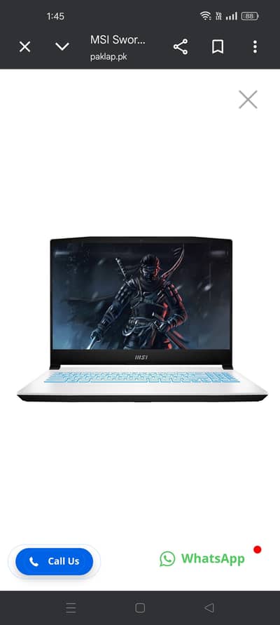 MSI Gaming Laptop for Sale