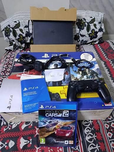game PS4 pro 1 TB playstation Sony complete box