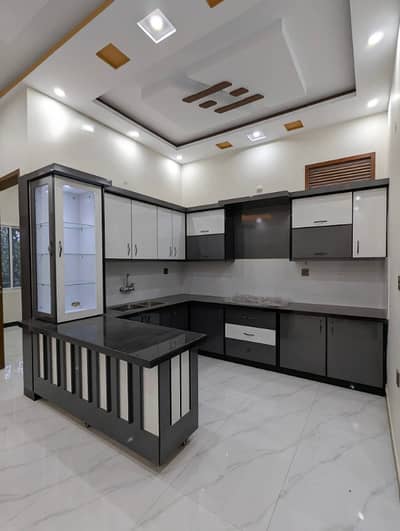 240 Sq. Yd. Ground+1 at Merchant Navy Society Sector 15A Near By Zainab Super Market Scheme 33 Karachi.