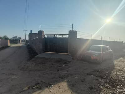 1 kanal corner plot with boundry wall & room - Reduced - final chance