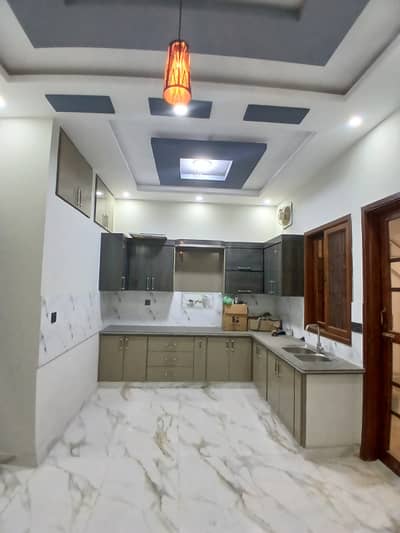 120 Sq. Yd. Ground+2 House For Sale at Pilibhit Society Near By Karachi University Society Sector 18A, Al Masood Super Market & Pizza Max Scheme 33 Karachi.