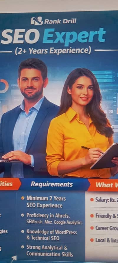 Urgent Hiring SEO Female Expert