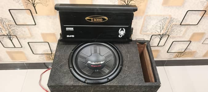 pioneer Woffer 2011 original With Box and original  S-Audio amplifier
