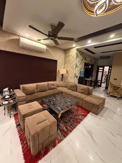 8 Seater Sofa + Marbel Table + Rug