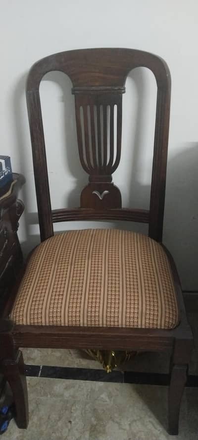 6 chairs pure sheesham wood