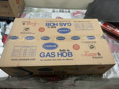 Canon natural gas hob - Glass top. Brand new.