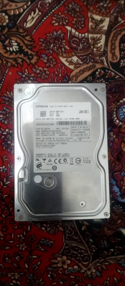 3 hard drives
