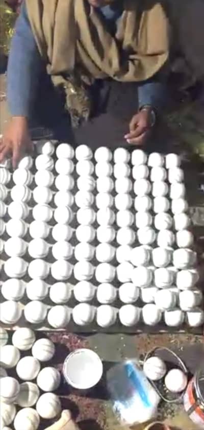 cricket leather ball