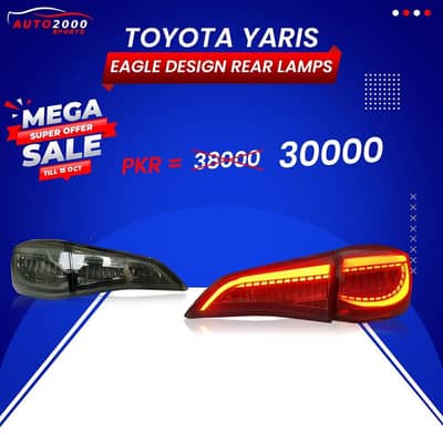 Yaris Rear lamp & Revo bull bar
