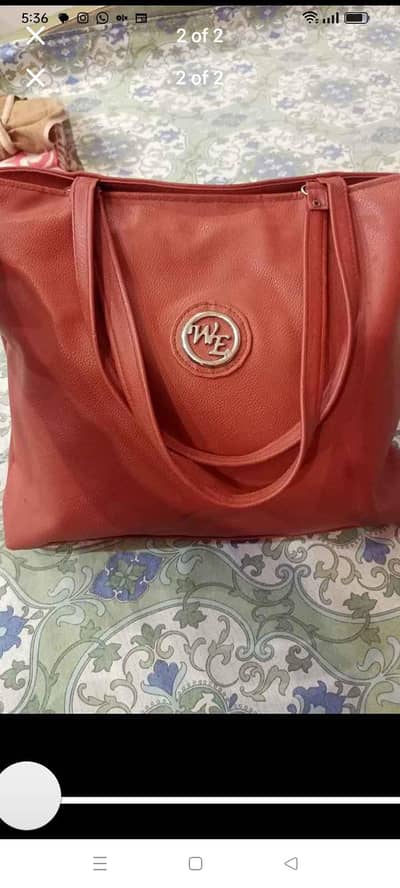 brown leather bag preloved good condition price nigotiable