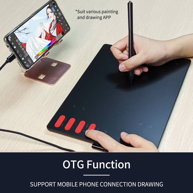 Drawing Graphics Tablet T505 Ultralight Art Creation Sketch Battery ...