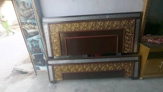 New Double bed for sale, price 22 hazar, location mianwali city