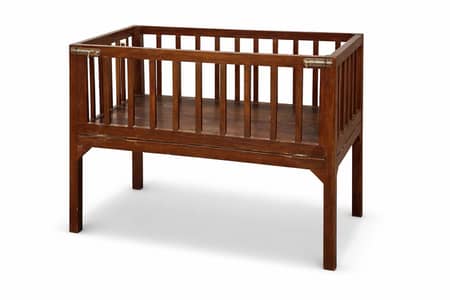Solid Wood Baby Cot / Cradle Stand – Strong & Durable