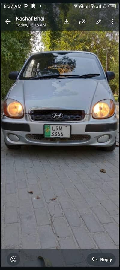 santro culb 2004 lahore number good condition
