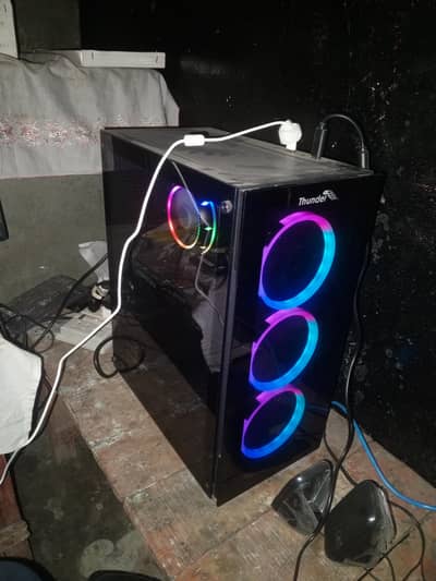 gaming PC with monitor