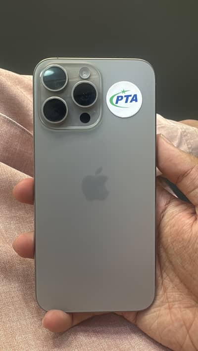 IPhone 15 Pro Max HK Model Dual PTA APPROVED No Open Repaired With Box