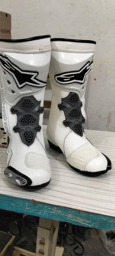 Alpinestars motor bike leather shoes