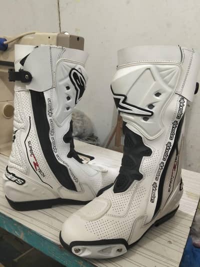 Alpinestars motor bike leather shoes