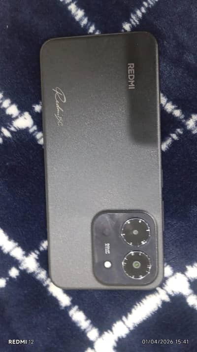 redmi 15c one month used urgent sale 4 128  03096143400