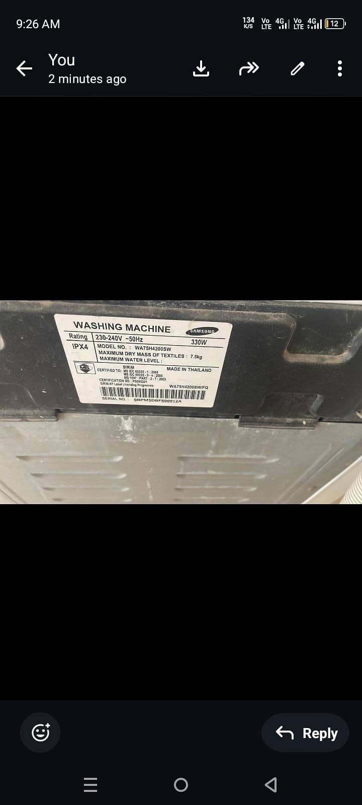 automatic washing machine imported 1