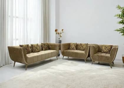 5 Seater Premium Quality Sofa Set Brand New With Cushions 03190252896