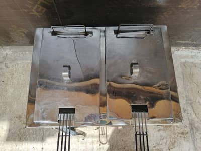 Double Gas Deep Fryer – Stainless Steel (Used, Good Condition)