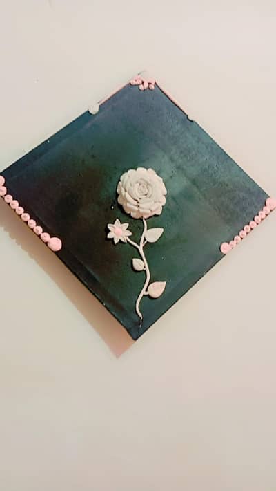 clay  art on canvas