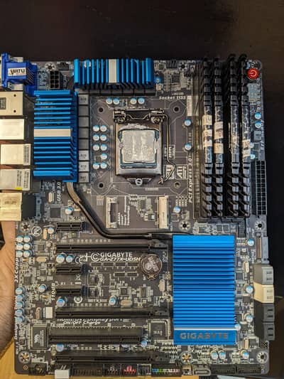 Z77x ud5h 3rd gen gaming ddr3 ram and e3 1240 v2 pro