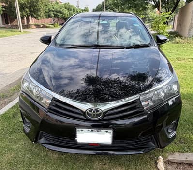 2016 Corolla Gli black total Genuine